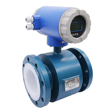 4-20mA RS485 Acid electromagnetic Flow meters sewage magnetic flowmeter manufacturer